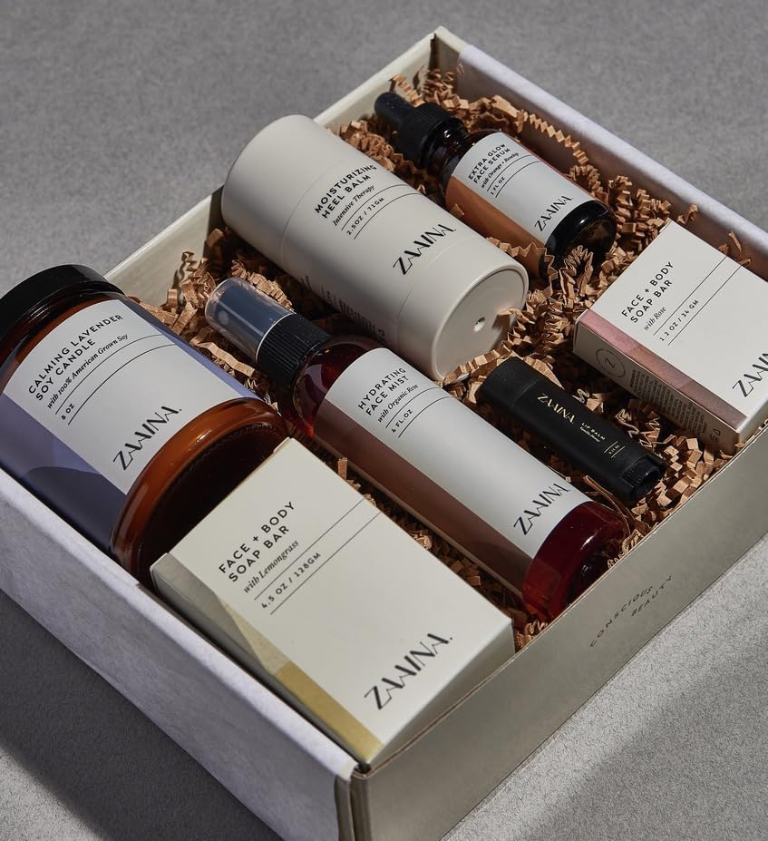 ZAAINA spa gift box presentation elevates gifting occasions with refined packaging.