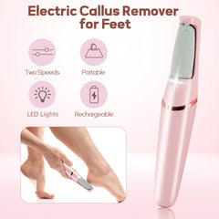ZABOUL pedicure wand roller heads for gentle polish and tough calluses.