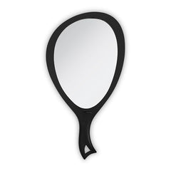 Zadro oval hand mirror, 10-inch width, full-face visibility