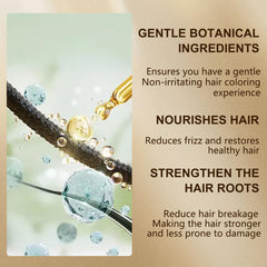 ZannWnm gray hair cover result displaying natural-looking root blend