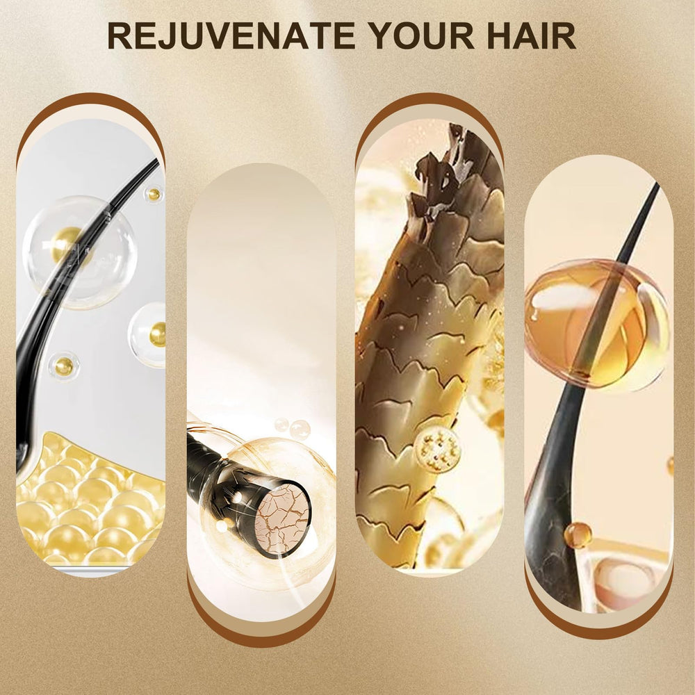ZannWnm hair shine after use conveys nourished softness and healthy glow