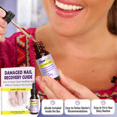 ZanQuick before-after nails demonstration suggesting improved appearance