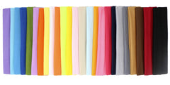 Zapire 25pcs headbands soft elastic close-up highlights comfortable fit for all hair types.