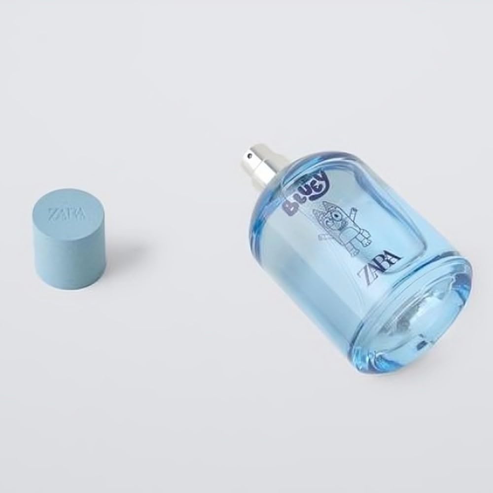 Zara Bluey Ludo Studio EDT heightened pear and lemon notes for fresh daytime wear.
