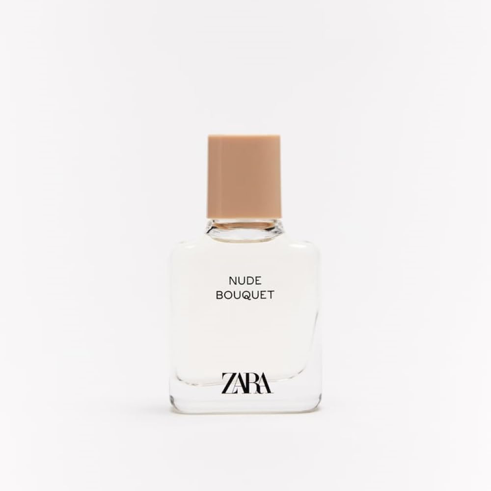 Zara Nude Bouquet fragrance application suggests a soft, long-lasting scent for day-to-night use.