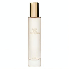 Zara Red Temptation flacon angled shot emphasizing warm floral amber notes in action