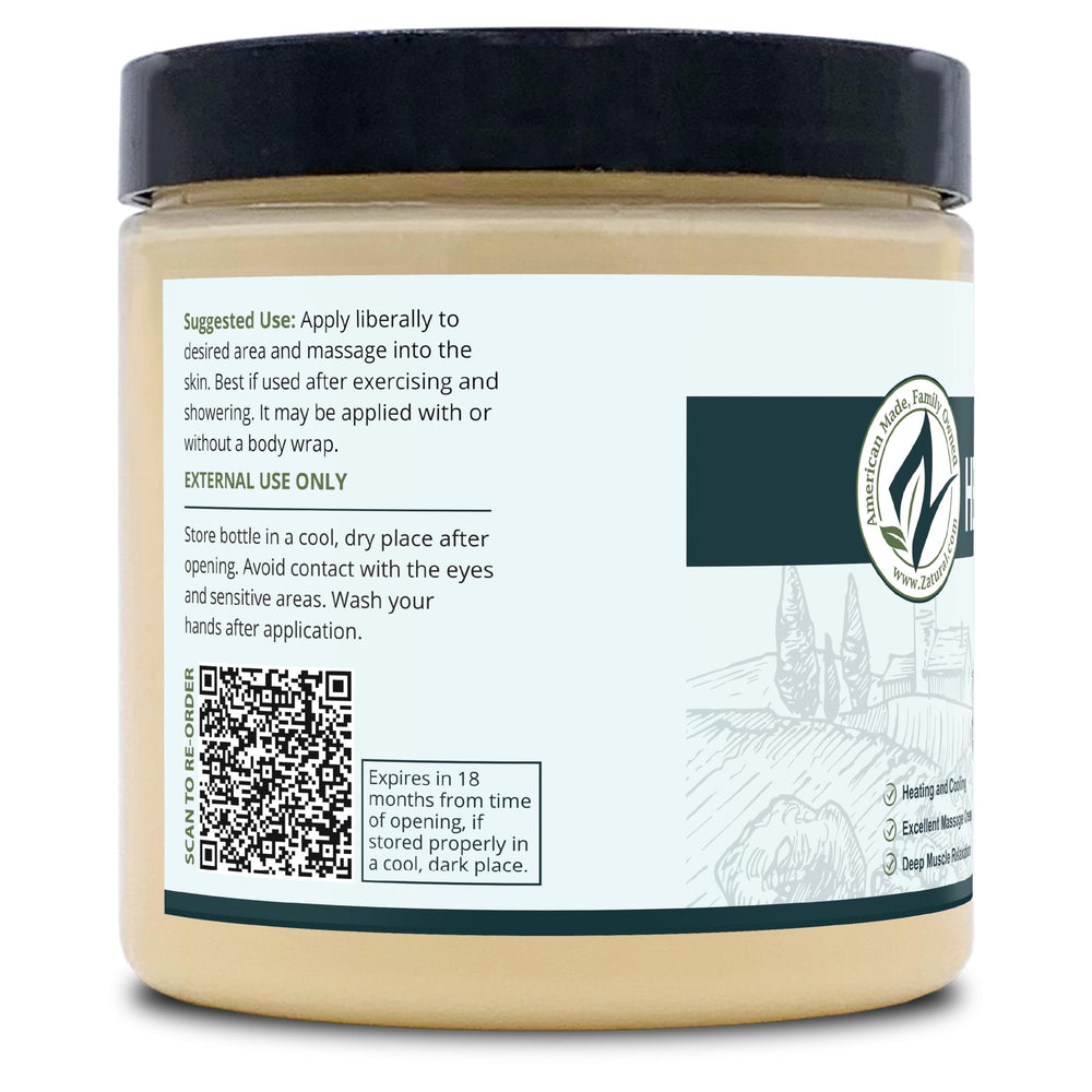 Zatural Cruelty-free manufacturing in GMP facility branding.