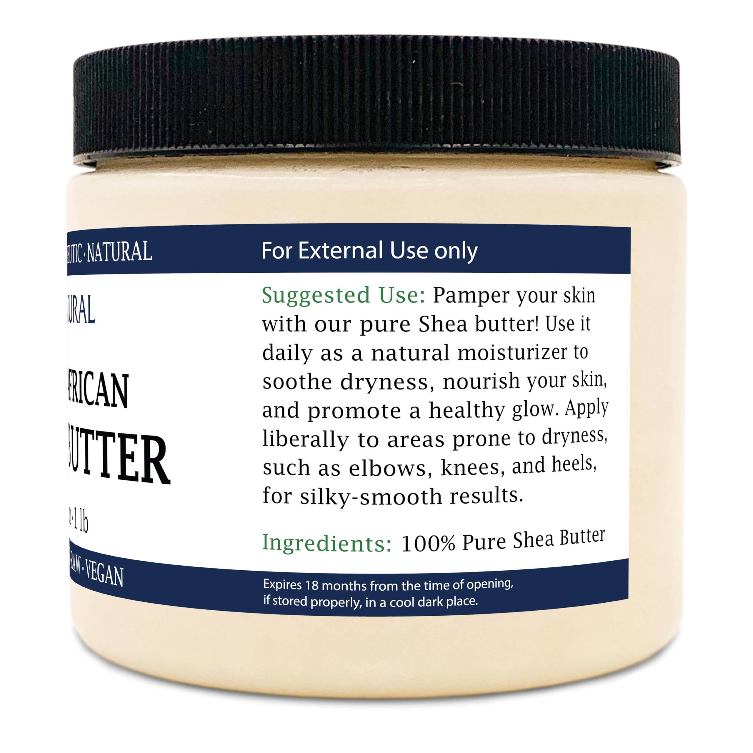 Zatural karité crudo, textura cremosa para piel suave y nutrida.