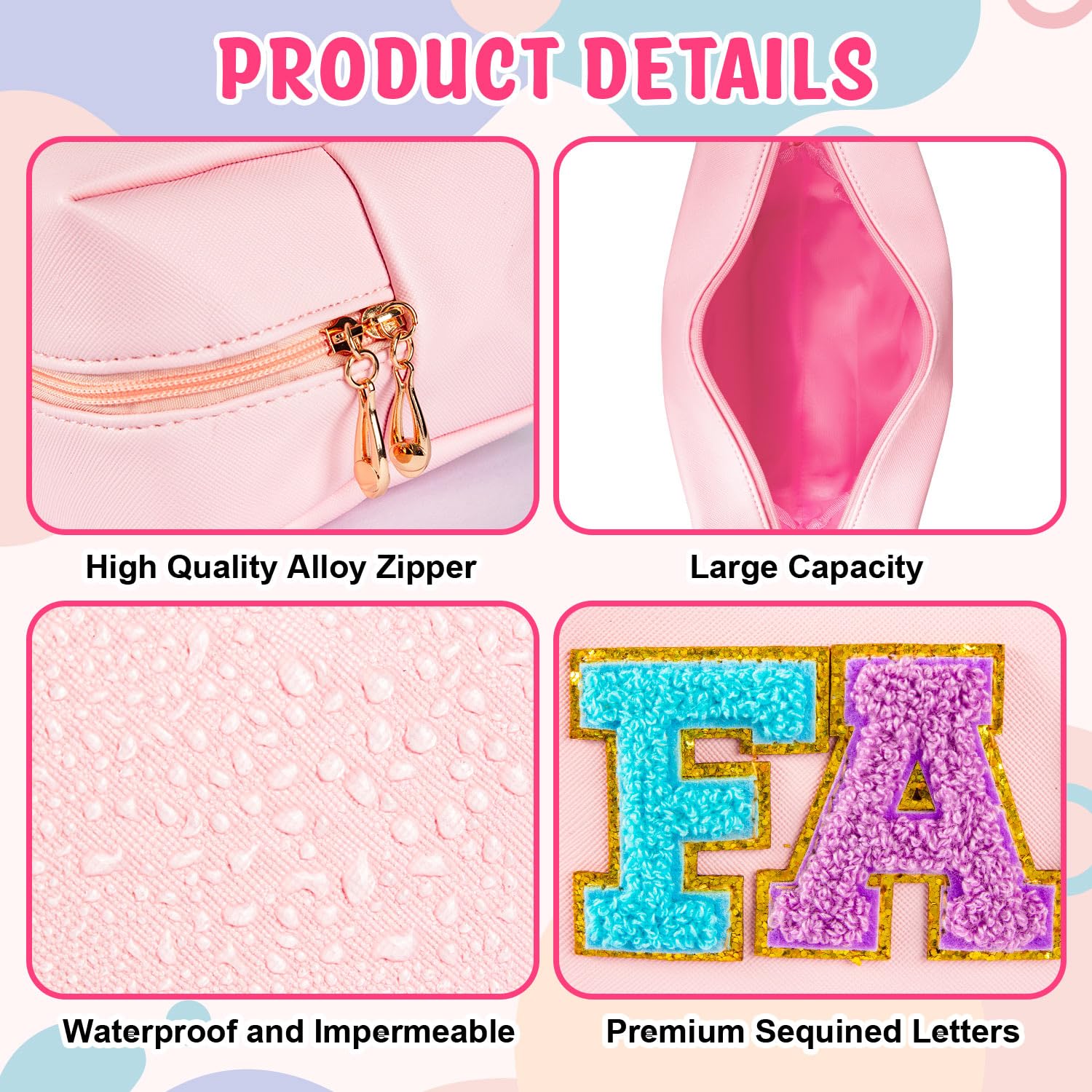 ZAUGONTW face hair skin stuff bags help you sort essentials