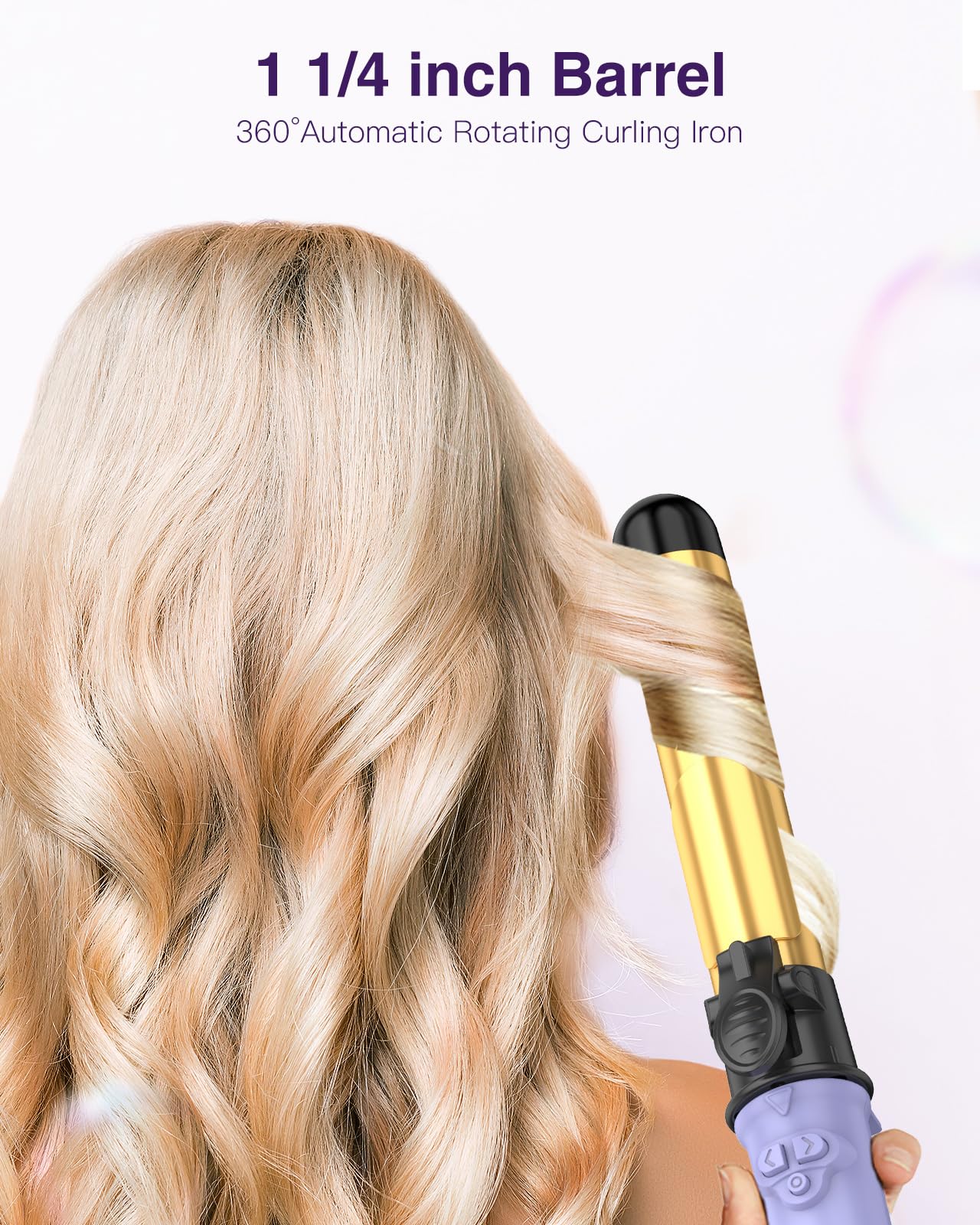 ZAVAREA dual voltage curler is travel-ready for worldwide styling.