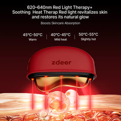 ZDEER dual-mode unit offers heat and vibration for muscle relaxation.