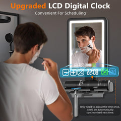 ZDXBO fogless mirror in natural light for true reflection