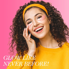 ZealSea eye patches during application show clear gel pads for cooling comfort.