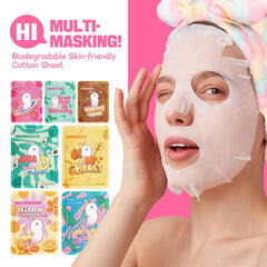 ZealSea Green tea antioxidant sheet mask brightens and calms skin