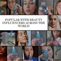 Application dots of ZealSea serum for precise skin hydration