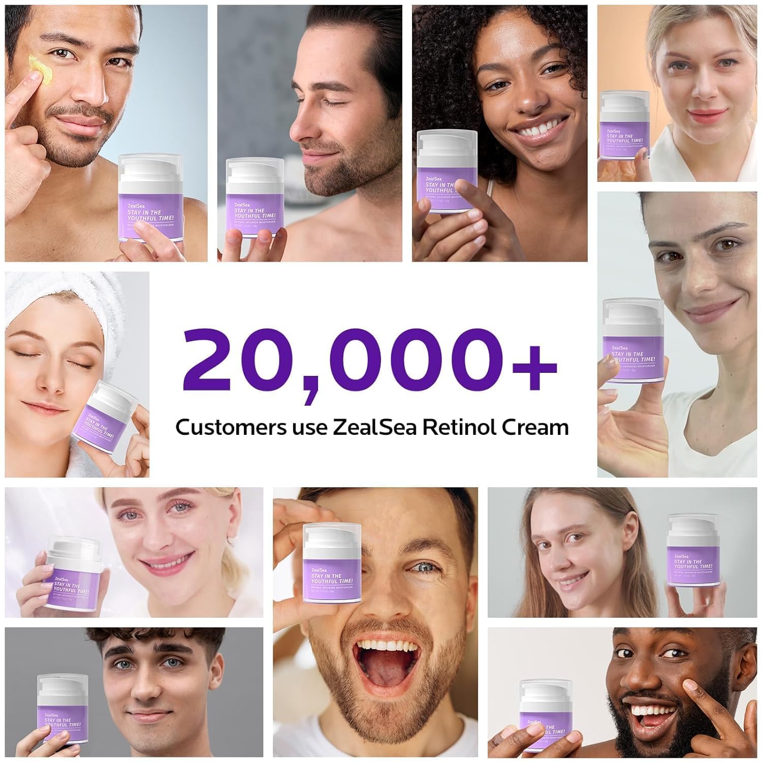 ZealSea Retinol Cream ingredient list visual highlights nourishing oils