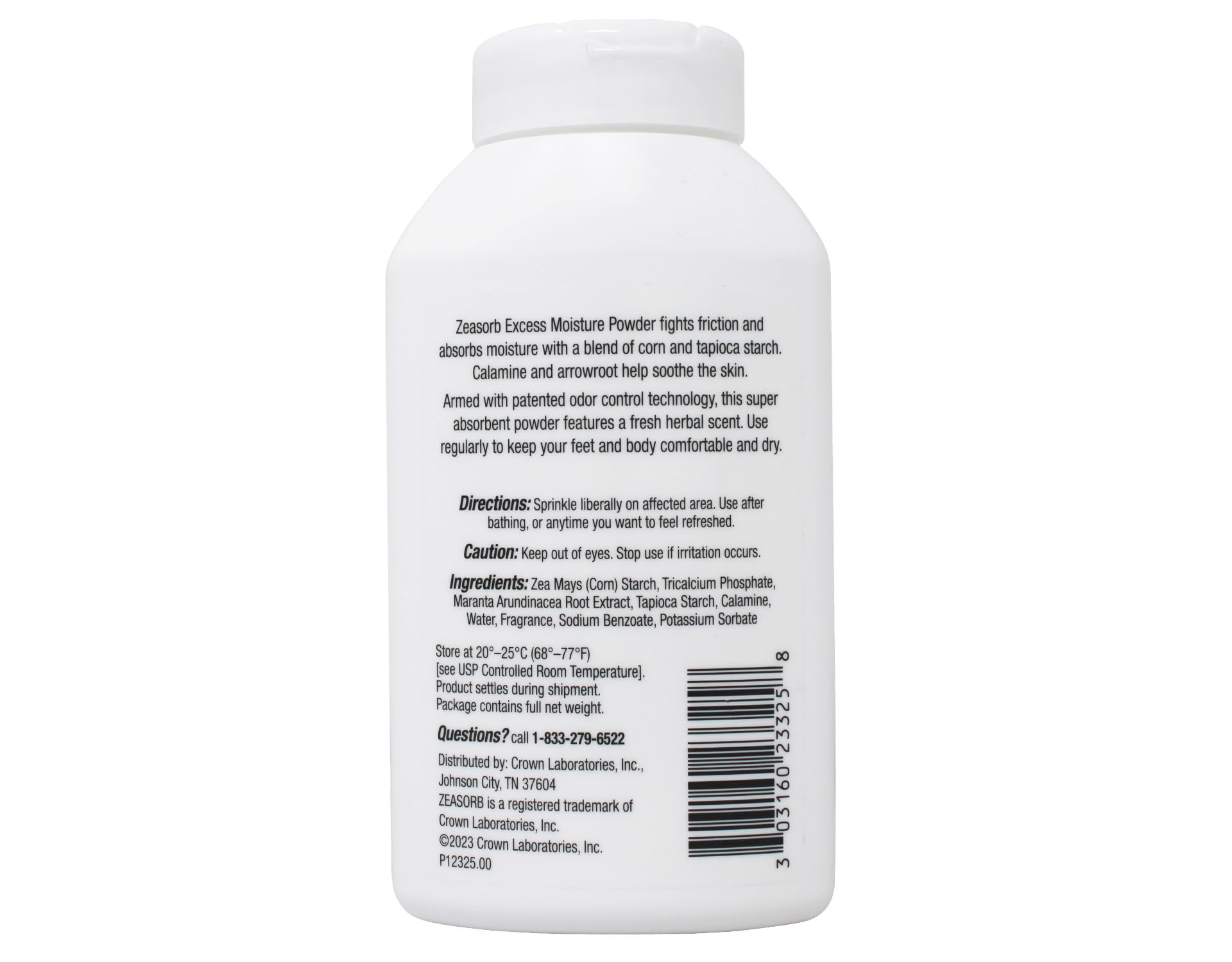 Zeasorb Excess Moisture travel-pack demonstrates on-the-go moisture management.