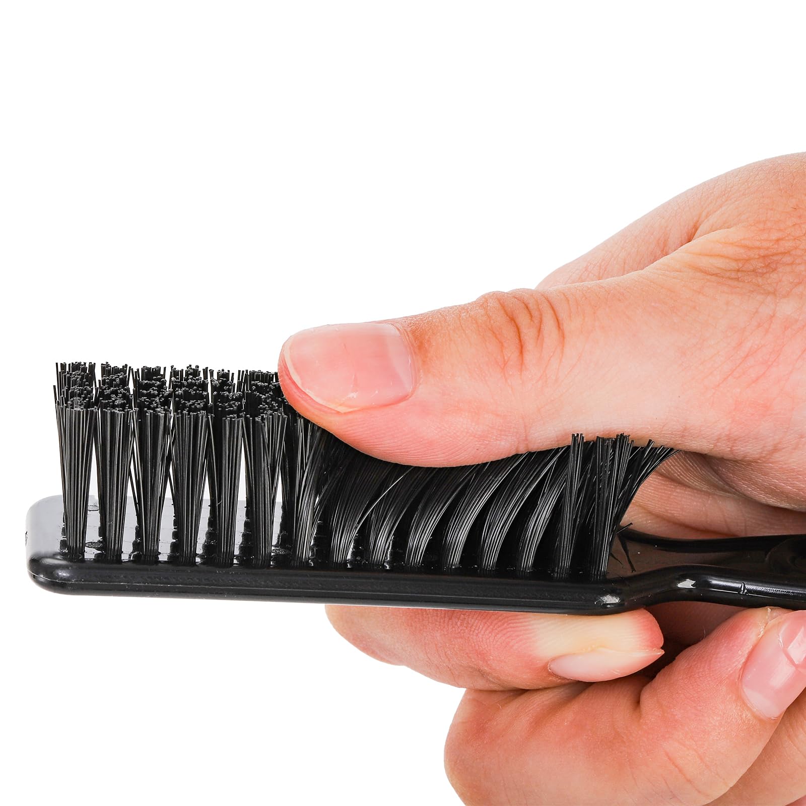 ZEAYEA travel-friendly compact brush fits in bags for quick cleanups