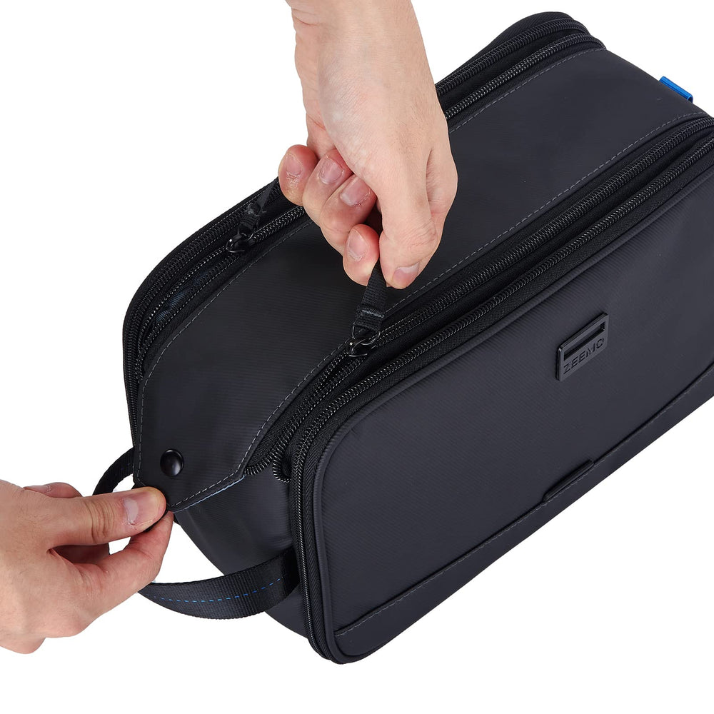 ZEEMO bag features easy-access zippers and magnetic top flap for effortless opening