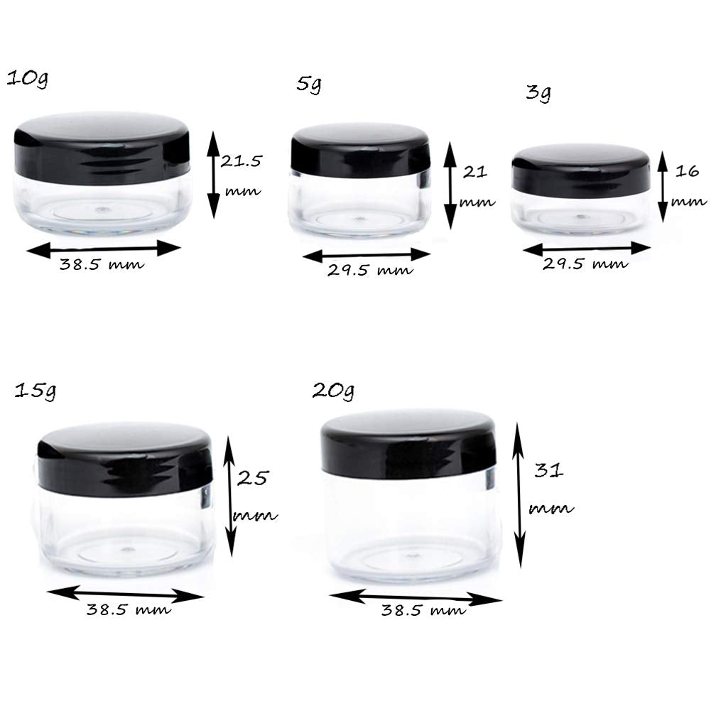 ZEJIA sealing tight lid 5g jar prevents leaks during transport