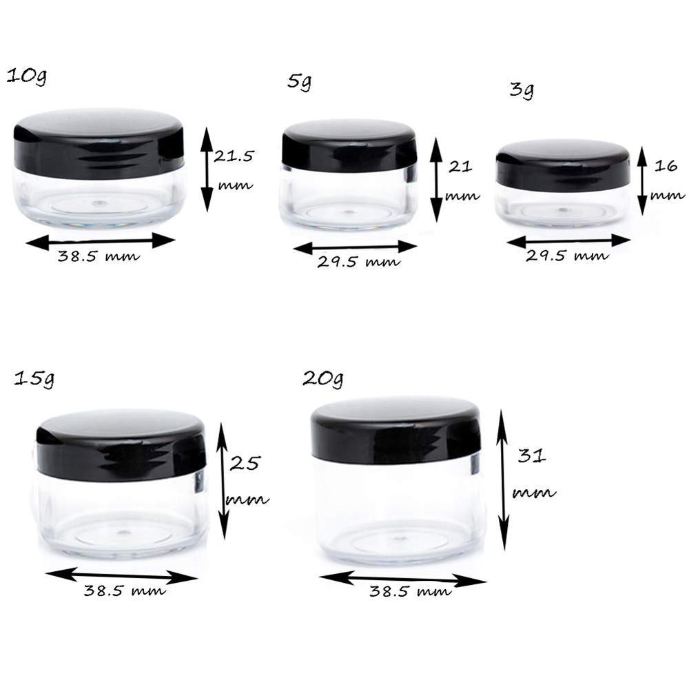 ZEJIA sealing tight lid 5g jar prevents leaks during transport