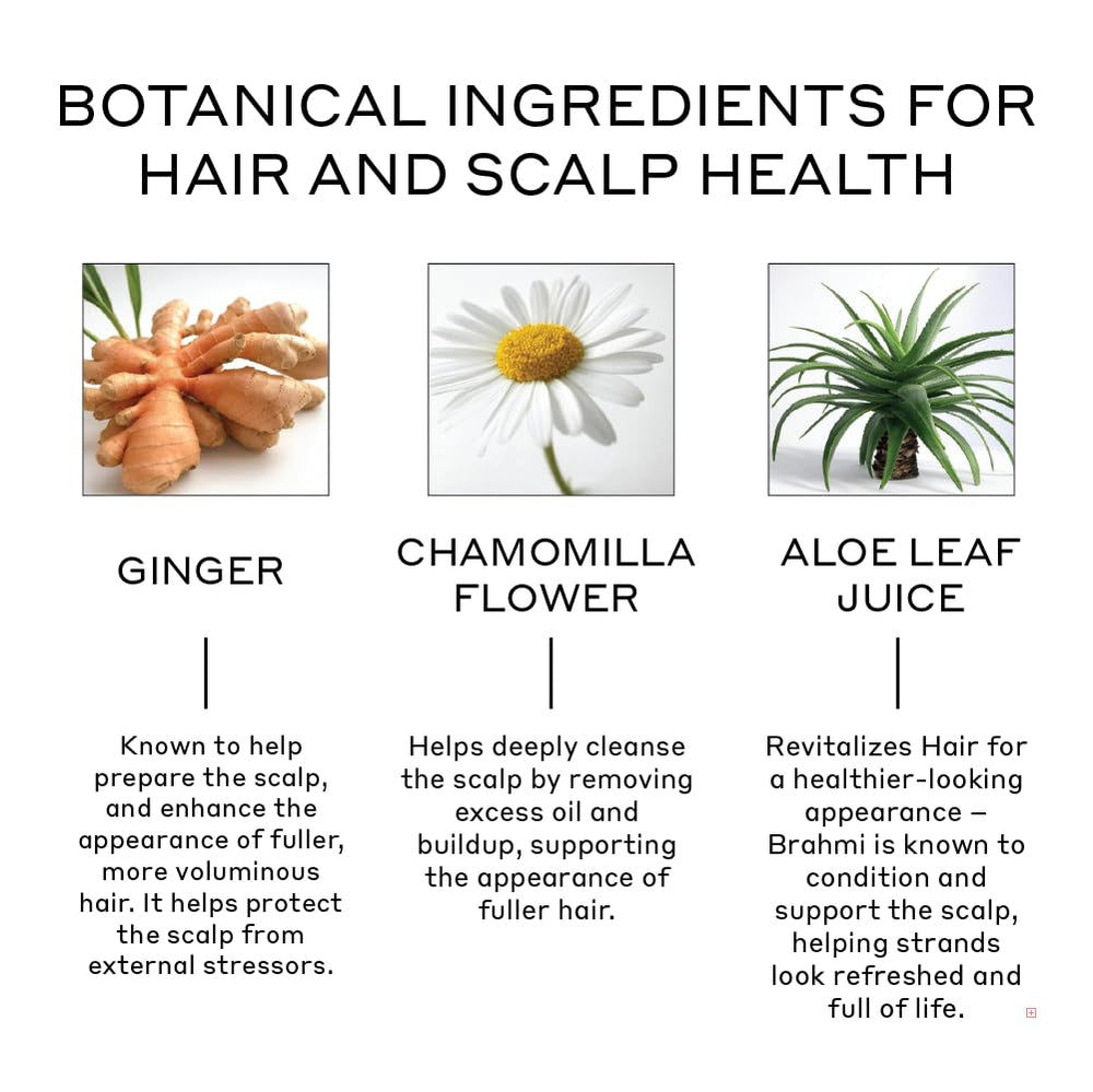 Zenagen Revolve hair close-up shows visible sheen and fullness after use.