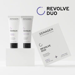 Zenagen Revolve travel kit packaging showing compact TSA-friendly set.