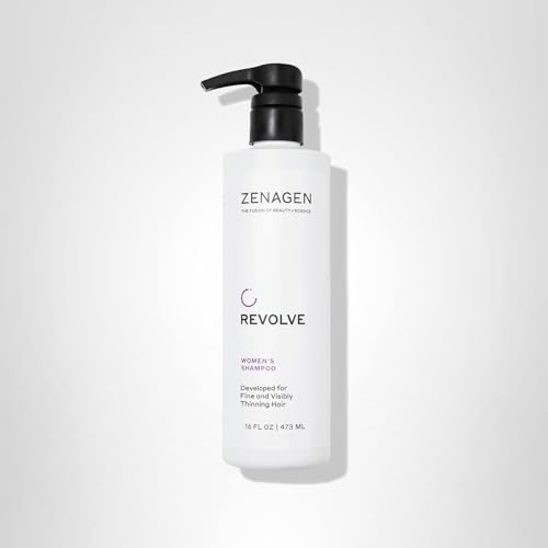 Zenagen Revolve packaging showcases the 473 mL bottle and plant-based formula.