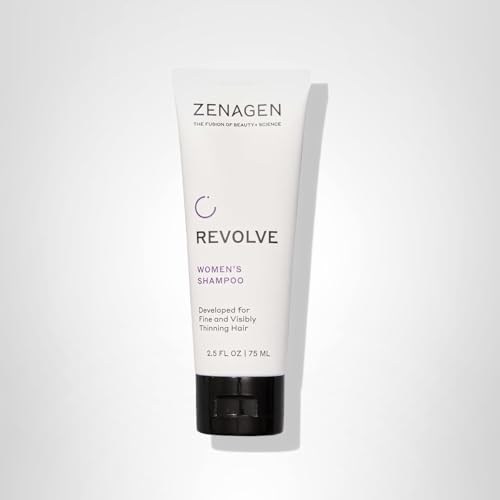 Zenagen Revolve hair-finish shot suggests smooth, voluminous styling possibilities