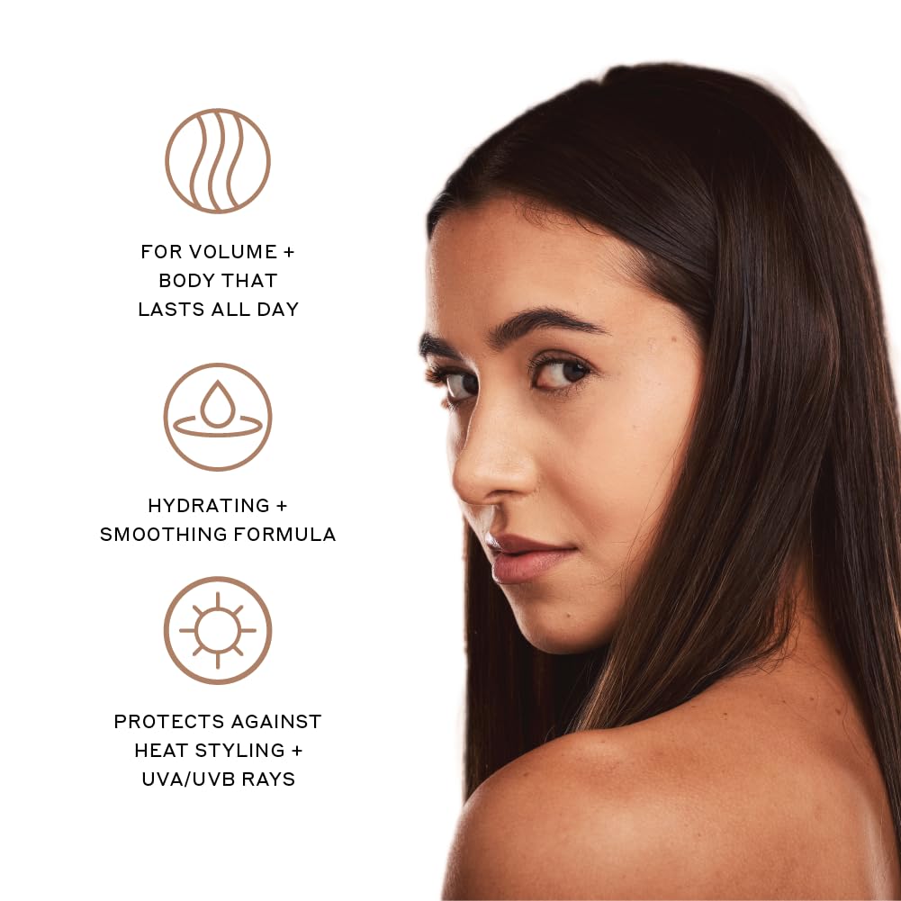 Zenagen Volume Foam application demonstrates easy styling and improved texture.