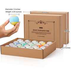 ZenBombs handcrafted fragrances like chamomile and lavender create a calming, aromatic soak.