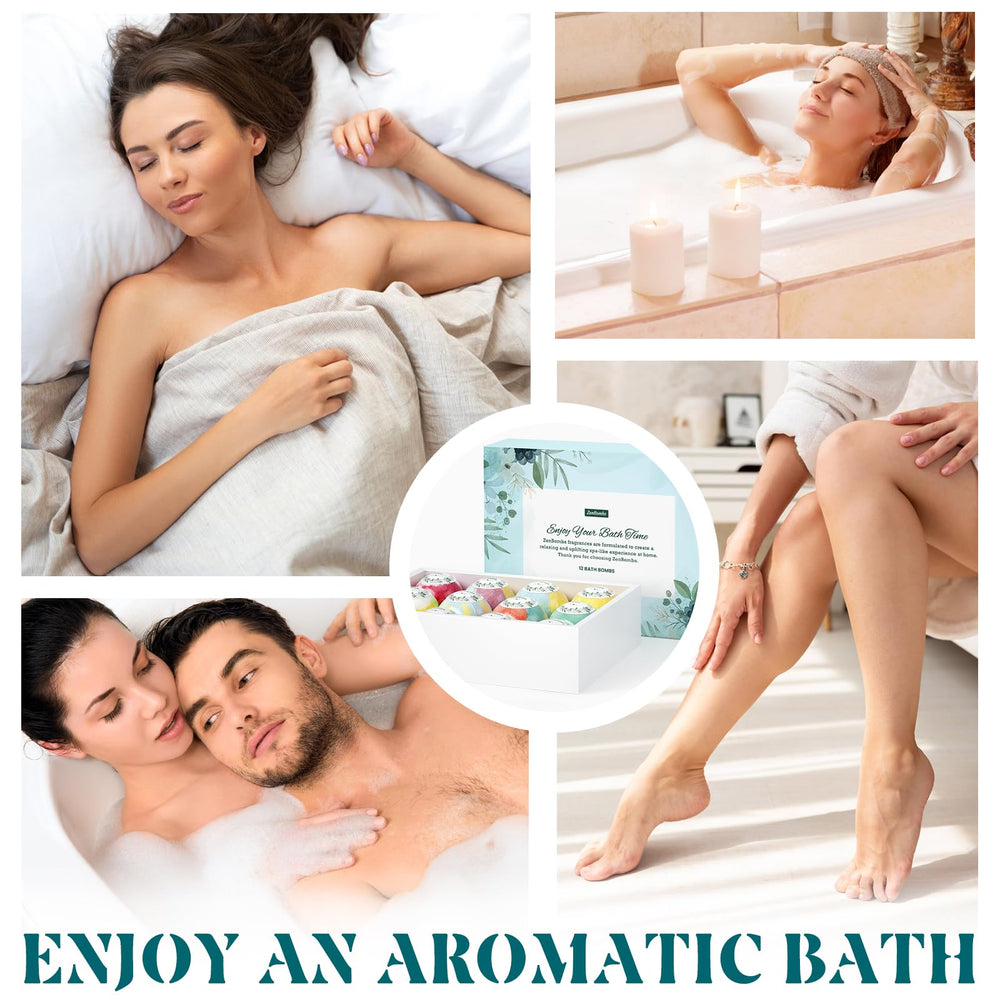 ZenBombs bath-time relaxation scene suggests a pampering moment for self-care rituals