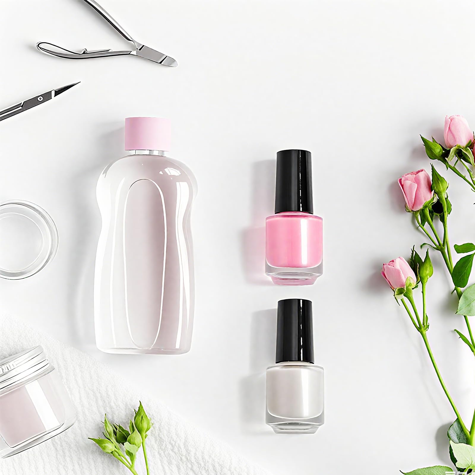 ZENFUN six funnels for easy filling of empty nail bottles