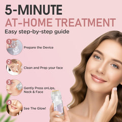 ZENGYUPING Micro-Infusion System serum application on clean skin highlighting hydration