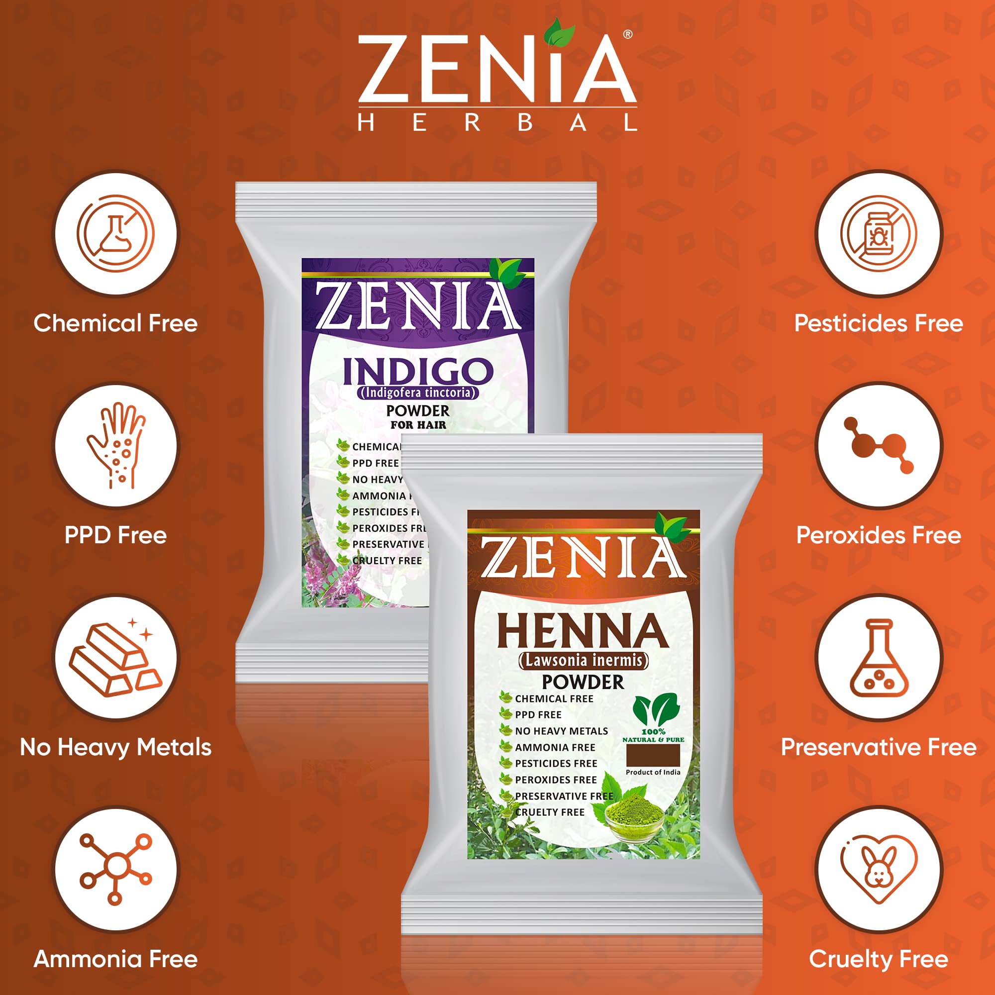 Zenia Henna powder paste mixing demonstrates preparing color for vibrant results.