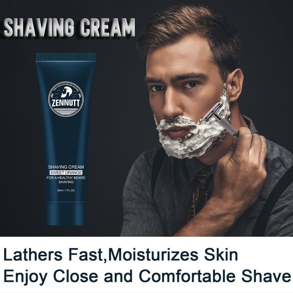 ZENNUTT mens grooming kit gift pack shows a complete, thoughtful grooming routine.