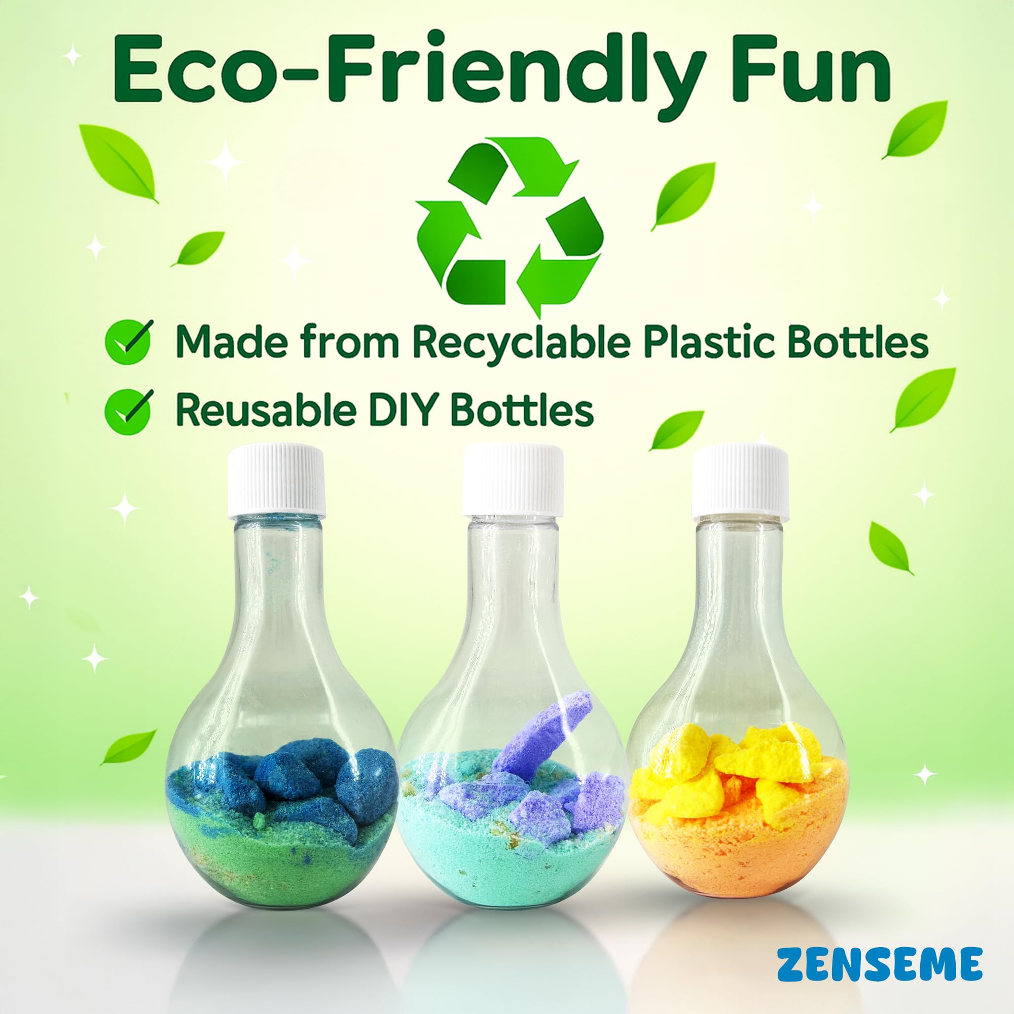 ZenseMe gift-set packaging highlighting four-pack value and surprise toys inside.