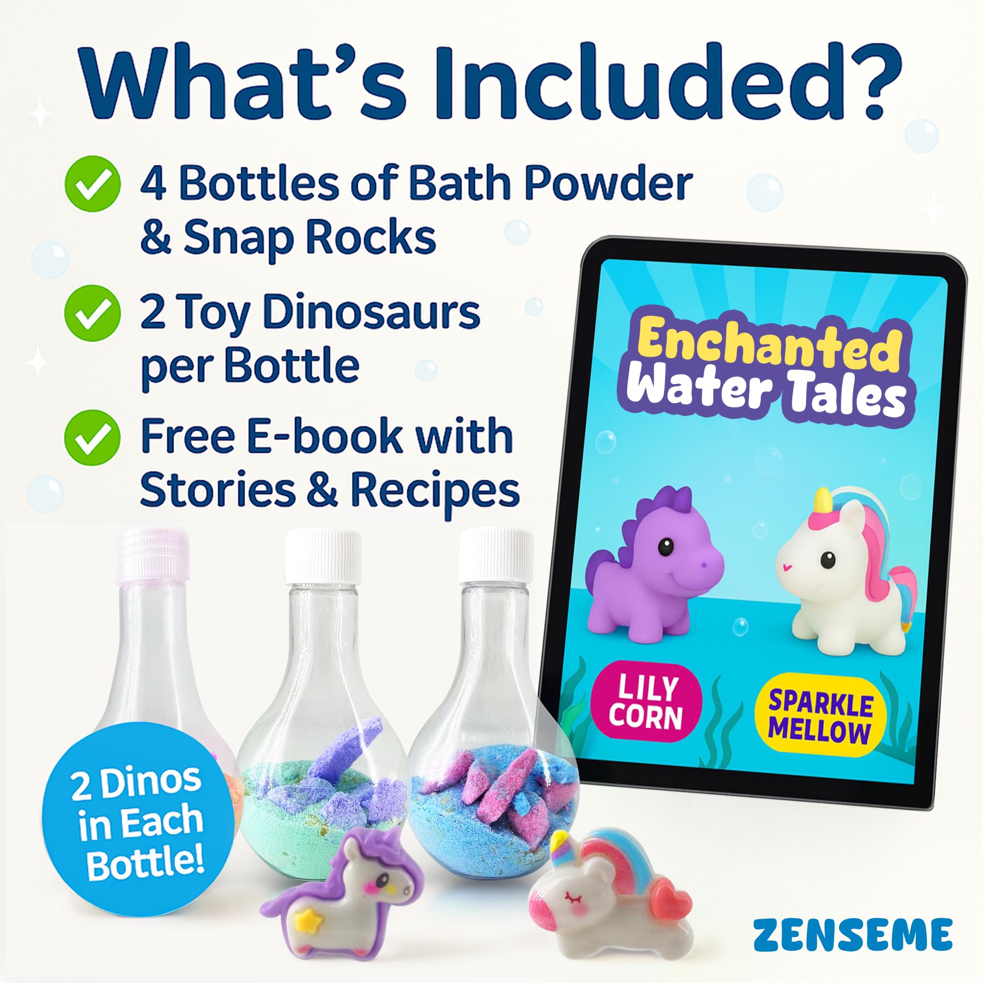 ZenseMe gift-set includes eBook bonus for DIY bath experiments.
