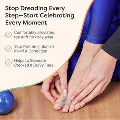 ZenToes Firm Gel helps big-toe alignment while you walk.