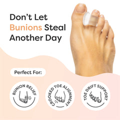 ZenToes Firm Toe Separator supports bunions and toe spacing during daily wear.