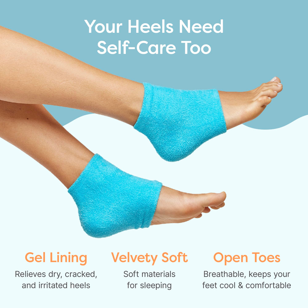 ZenToes moisturizing socks open-toe design ideal for breathable nighttime wear.