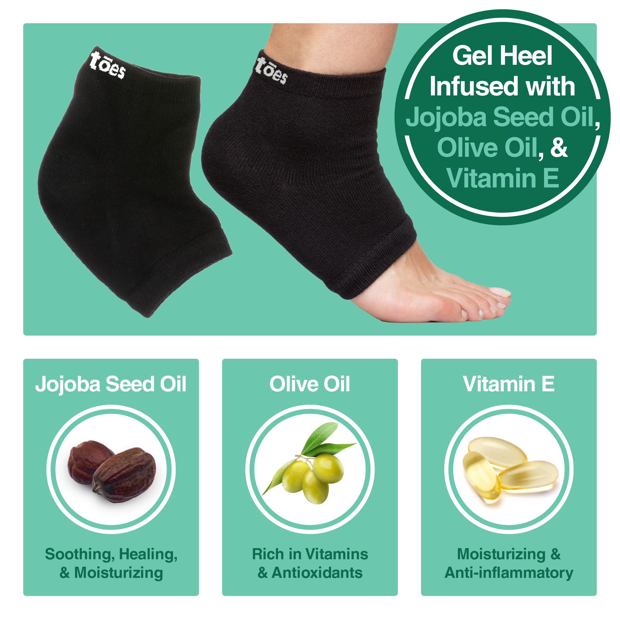 ZenToes moisturizing socks feature an open-toe design for comfortable sleep.