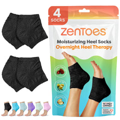 ZenToes open-toe moisturizing sock for overnight hydration and soft heels.