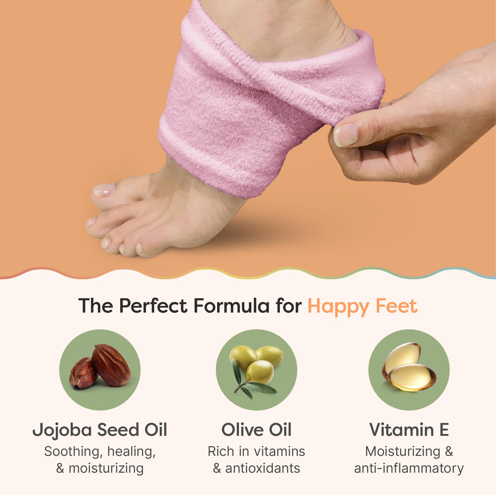 ZenToes moisturizing socks wide width fit image showing extra-room comfort.
