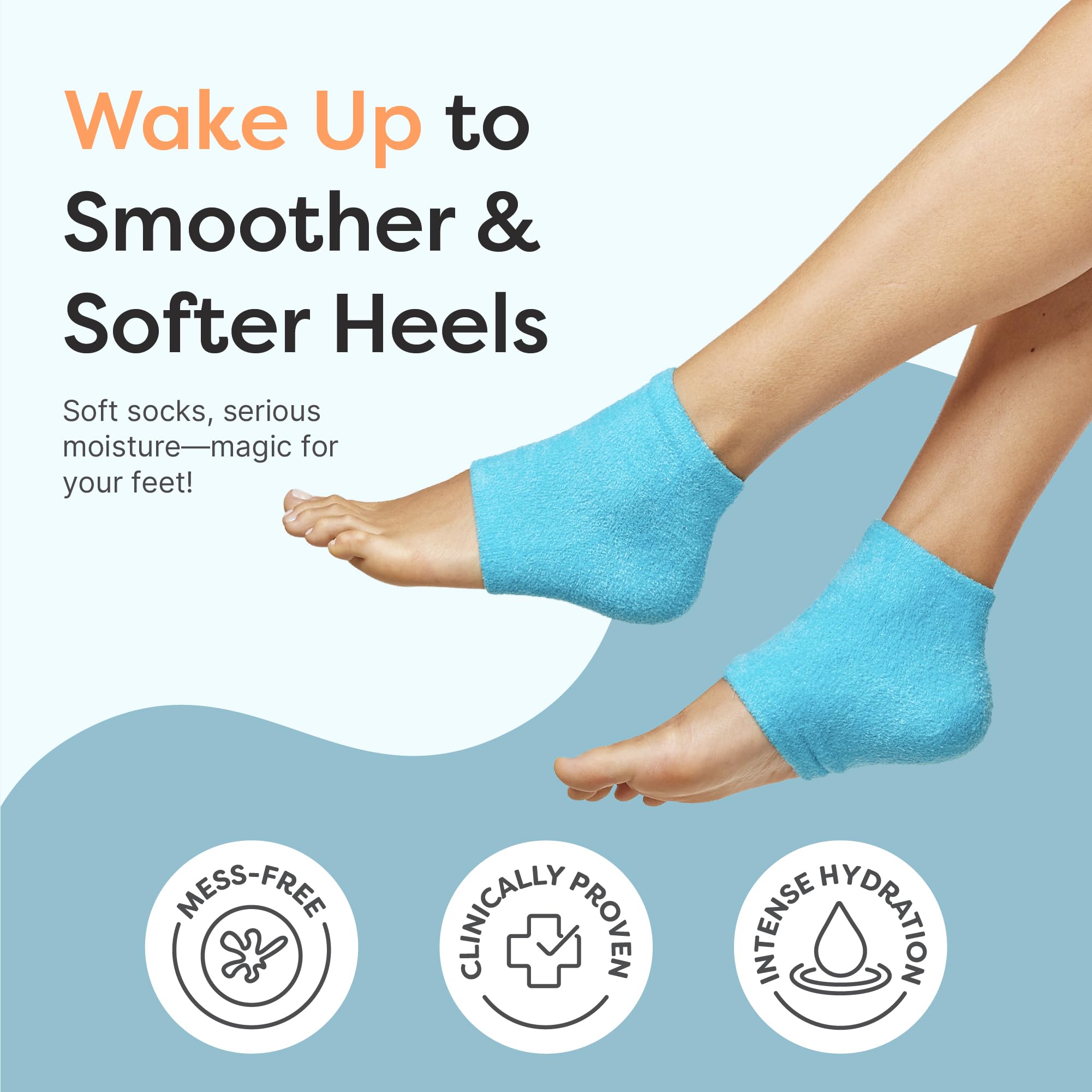 ZenToes soft fuzzy blue material close-up for cozy at-home spa feel.