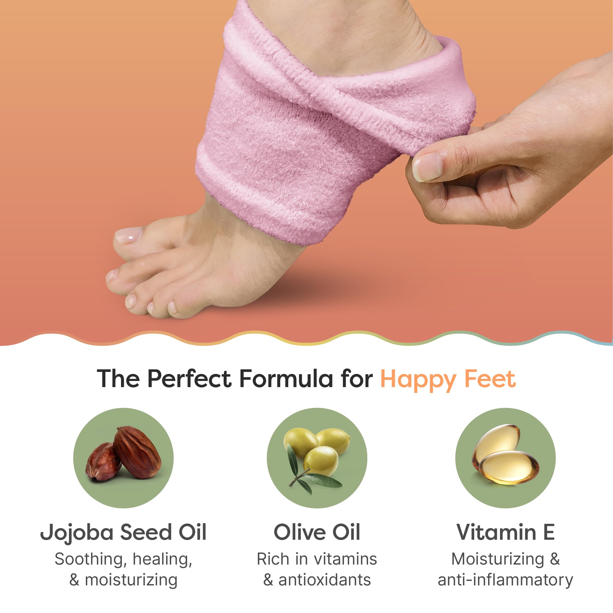 ZenToes vitamin E olive oil jojoba infusion for dry skin