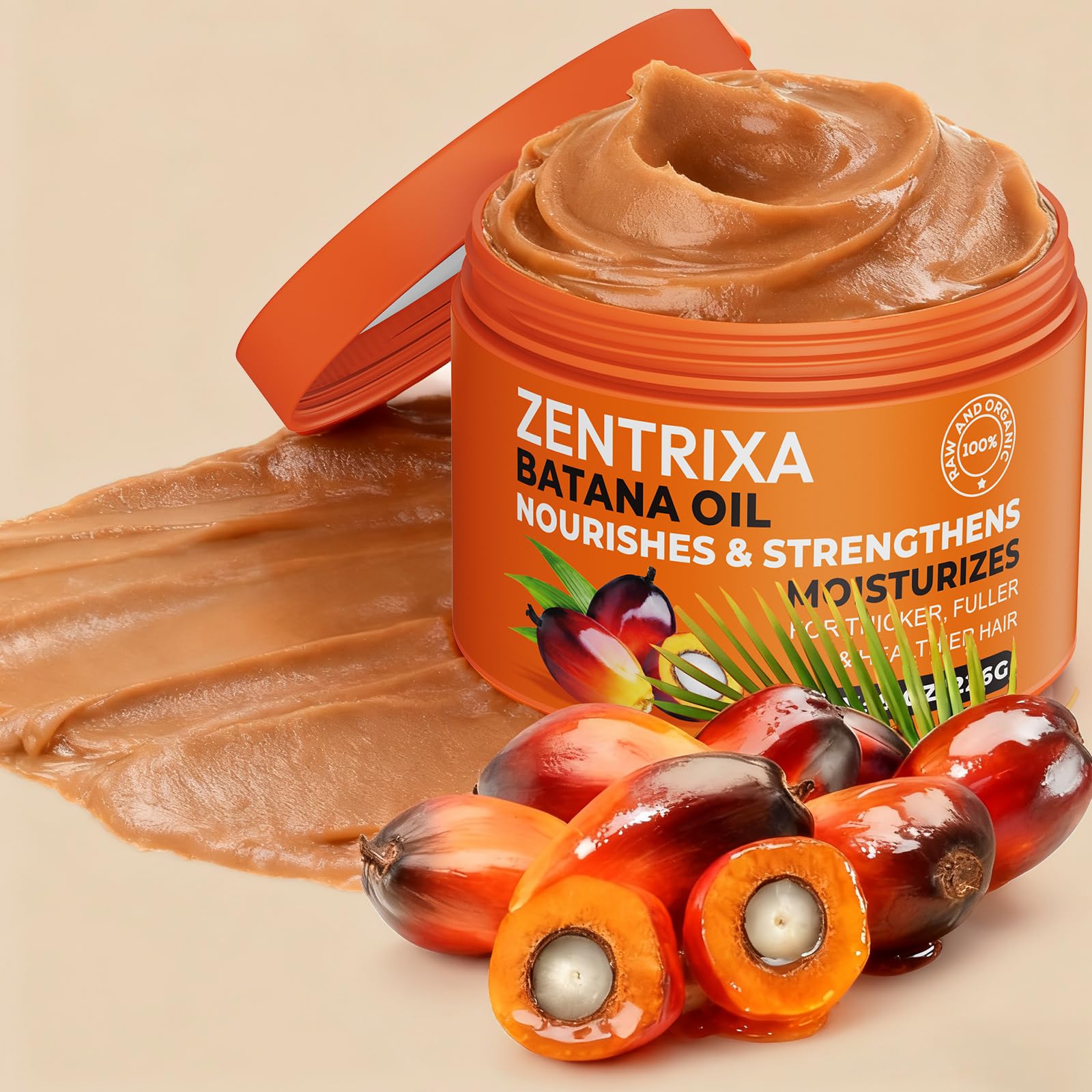 ZENTRIXA Batana Oil applied to scalp during massage for better absorption.