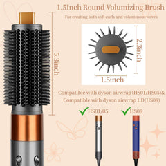 ZEPHBLOW flexible bristles detail showing smooth glide to reduce pulling.