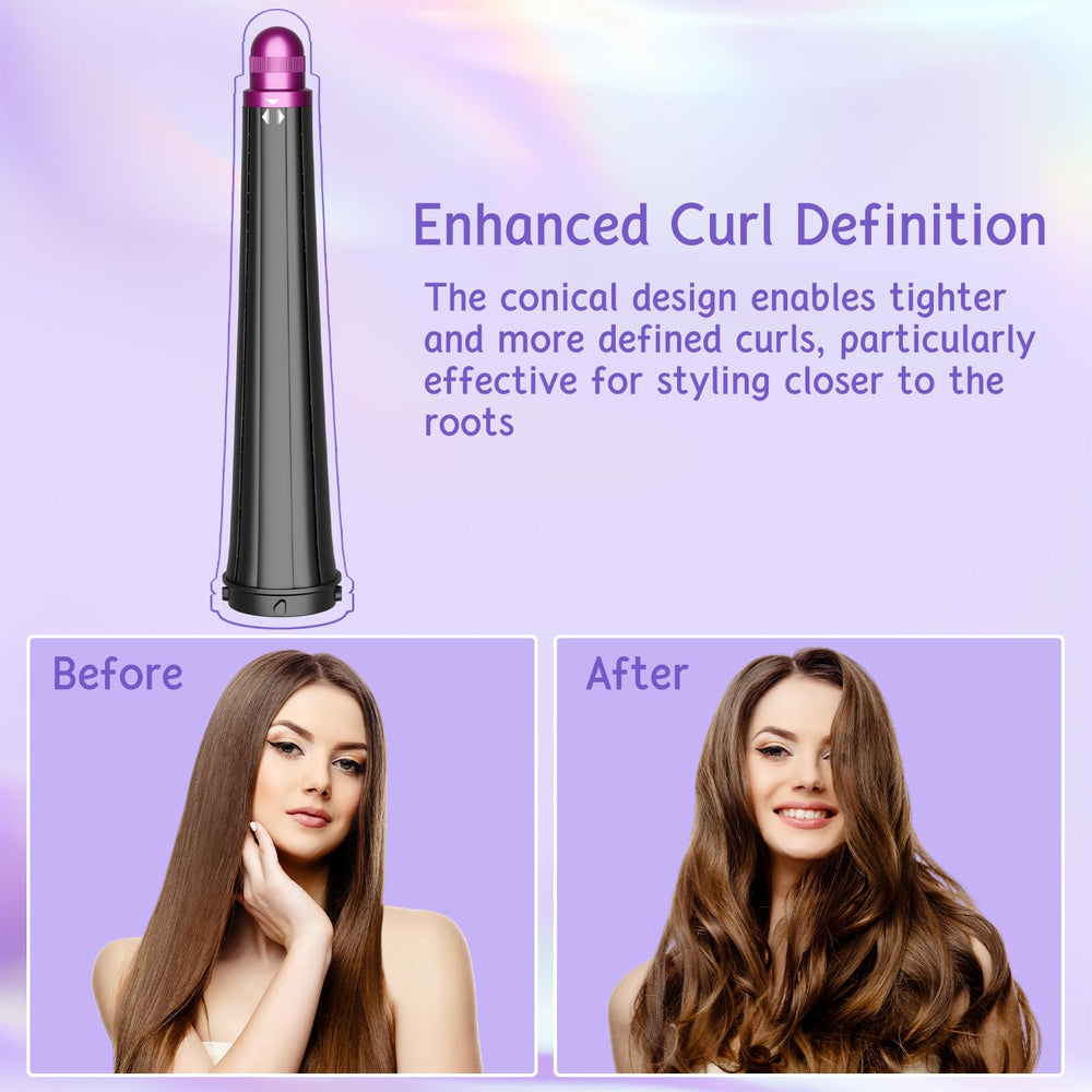 ZEPHBLOW bidirectional curling rose demonstrates versatile curling with one attachment.