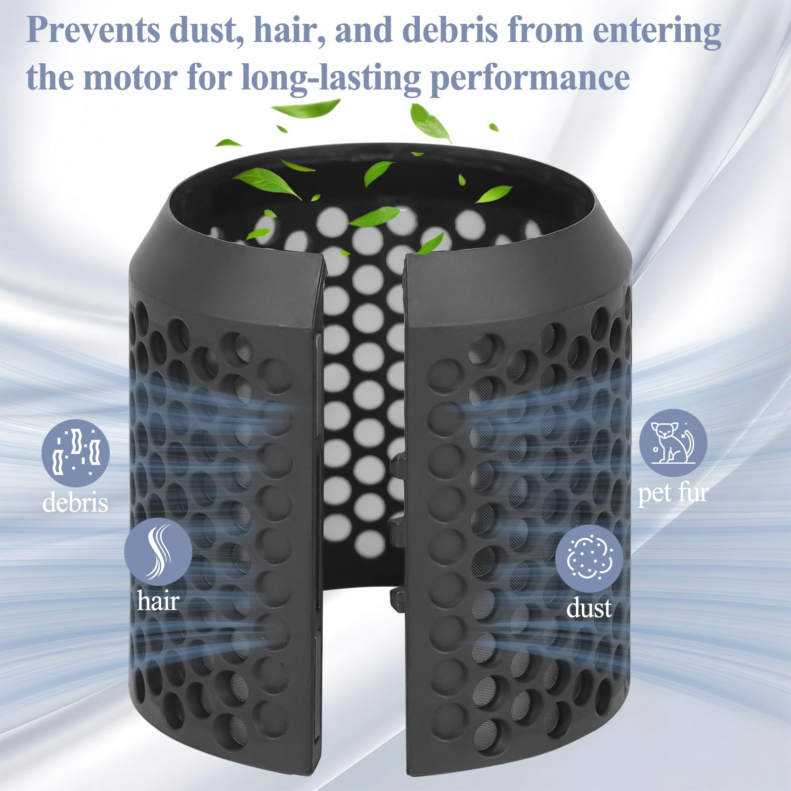 ZEPHBLOW filter cage installation demonstrates quick twist-on replacement
